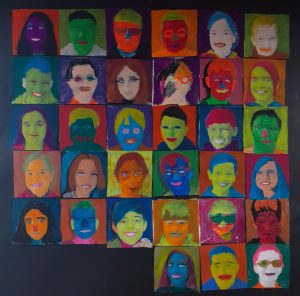 kof_frickenhausen_Schülercollage Andy Warhol KOF Frickenhausen