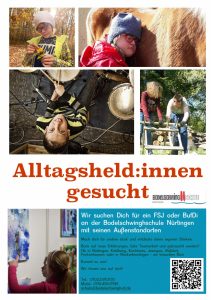 Alltagsheld:innen gesucht: FSJ oder BufDi